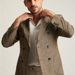 NWOT Bonobos Jetsetter Unconstructed Double Breasted Blazer 44S